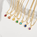 Aura Birthstone Necklace