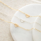 Mira Golden Heart Bracelet
