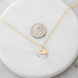 Mira Golden Heart Necklace