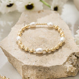 Box Breathing Pearl Bracelet