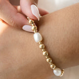 Box Breathing Pearl Bracelet