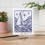 This Too Shall Pass | Linocut Empathy Card