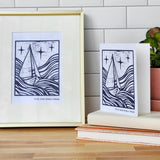 This Too Shall Pass | Linocut Empathy Card