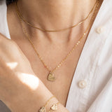 Mira Golden Heart Bracelet