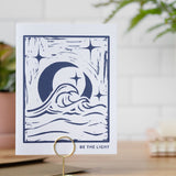 Be The Light | Linocut Empathy Card