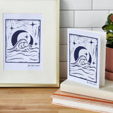 Be The Light | Linocut Empathy Card