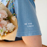 Be The Light | Homey Hug Tee with Sleeve Affirmation
