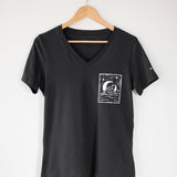 Be The Light | Polished Comfort V-Neck with Sleeve Affirmation