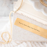 Golden Pause Bookmark