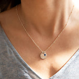 Custom Luna Necklace (1/2" Charm)