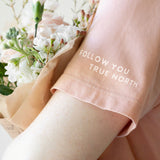 Follow Your True North | Positive Vibes Tee with Sleeve Affirmation