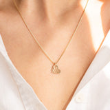 I Am Enough Freya Heart Necklace