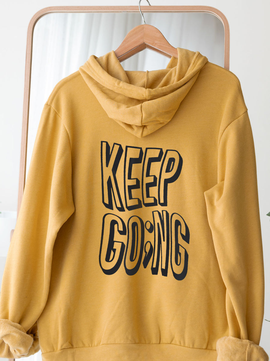 Keep Going Semicolon Hoodie Suicide Prevention Awareness