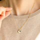I Am Enough Mini Luna Necklace