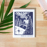 Prioritize your Peace | Linocut Empathy Card