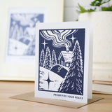 Prioritize your Peace | Linocut Empathy Card