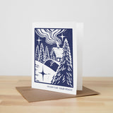 Prioritize your Peace | Linocut Empathy Card