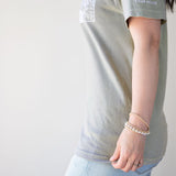 Prioritize Your Peace | Homey Hug Tee with Sleeve Affirmation