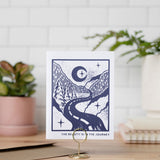 The Beauty is in the Journey | Linocut Empathy Card