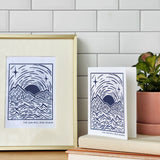 The Sun Will Rise Again | Linocut Empathy Card