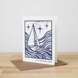 This Too Shall Pass | Linocut Empathy Card