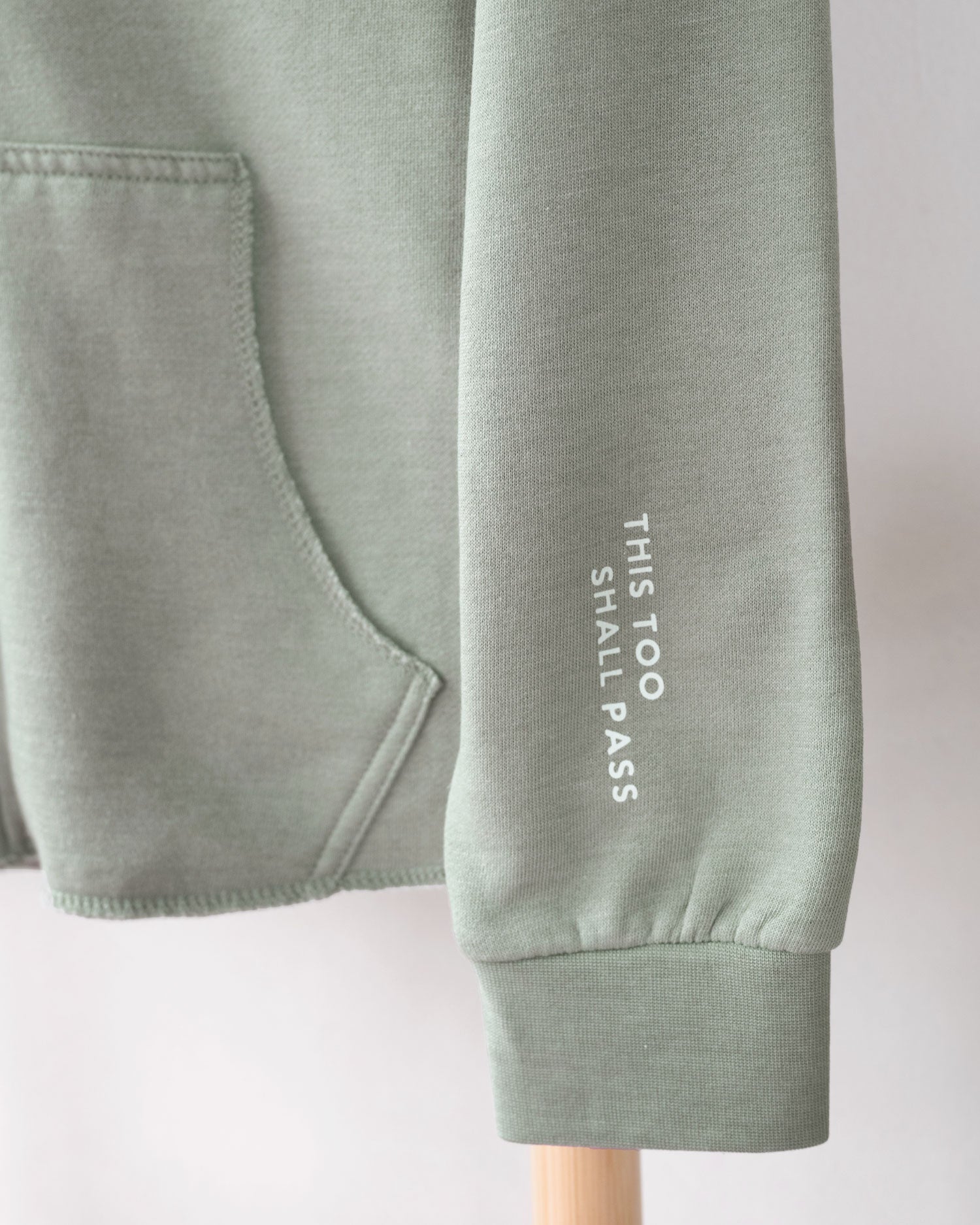 This Too Shall Pass | Women's Zip Hoodie with Sleeve Affirmation