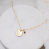 Aurora Necklace (February Amethyst)