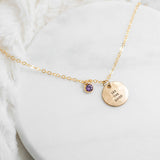 Aurora Necklace (February Amethyst)