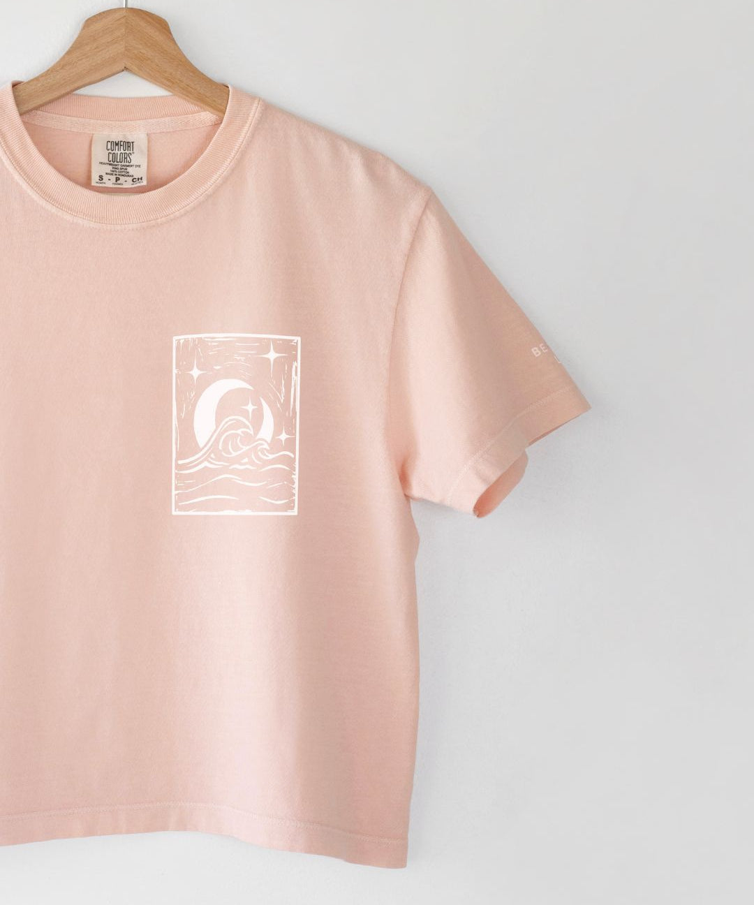 Be The Light | Positive Vibes Tee with Sleeve Affirmation