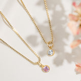 Aura Birthstone Necklace