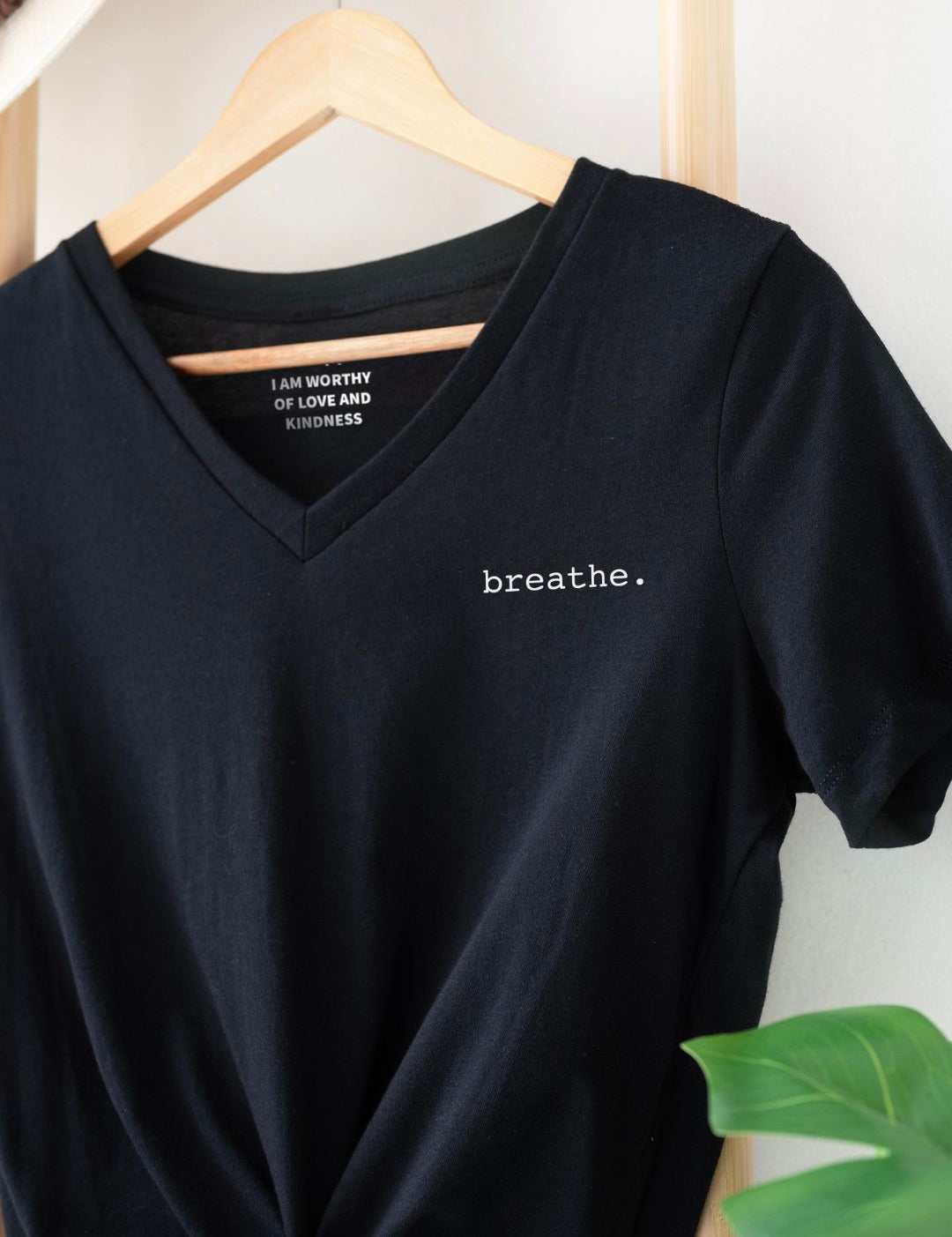 Breathe. V-Neck Shirt