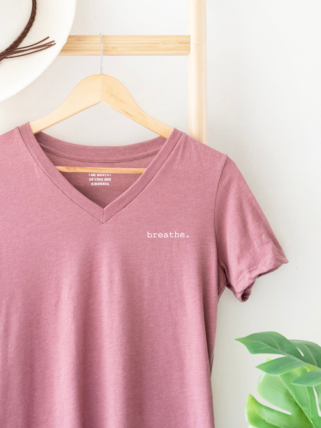 Breathe. | Women's Relaxed V-Neck Shirt