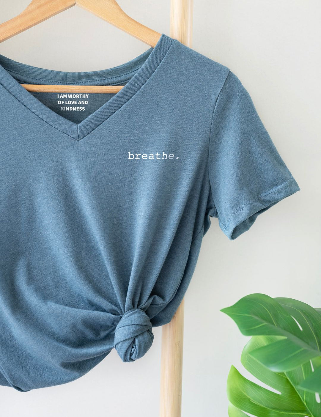 Breathe. V-Neck Shirt