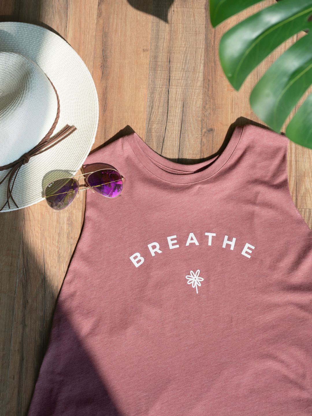 [CLEARANCE] Breathe | Racerback Cropped Muscle Tank | 2XL