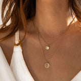 Classic Luna Necklace with a Secret Message