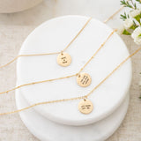 Classic Luna Necklace with a Secret Message