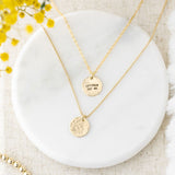 Classic Luna Necklace with a Secret Message