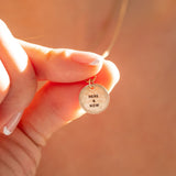 Classic Luna Necklace with a Secret Message