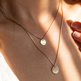 Classic Luna Necklace with a Secret Message