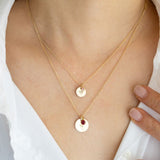 Heart Alma Birthstone Necklace