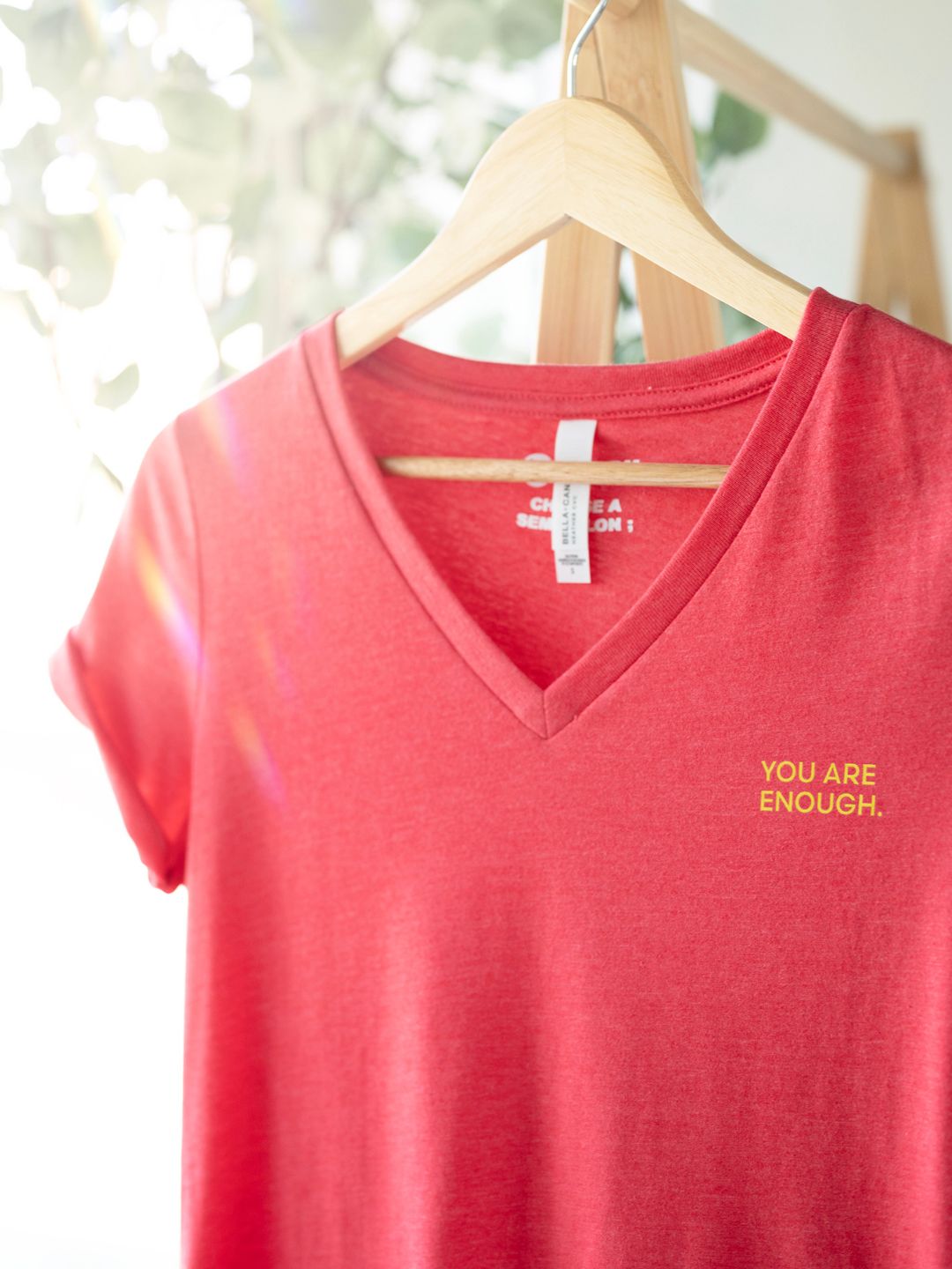 You Are Enough | Women's Relaxed V-Neck Shirt