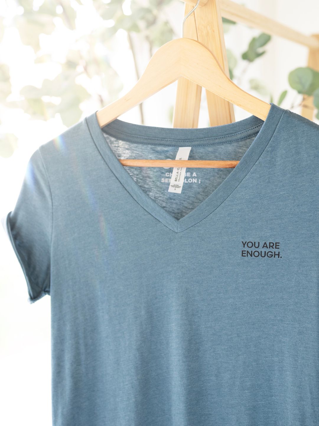You Are Enough | Women's Relaxed V-Neck Shirt