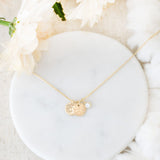 Mini Horizon Necklace with a Secret Message