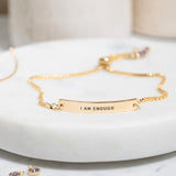 I Am Enough | Sika Birthstone Bracelet