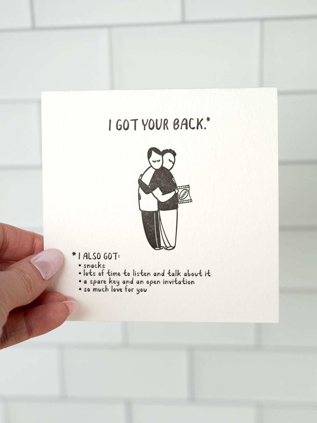 I Got Your Back | Empathy Card