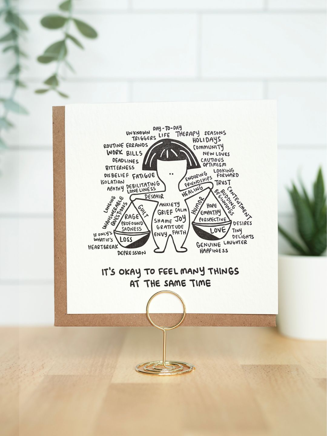 It's Okay to Feel Many Things at the Same Time | Empathy Card