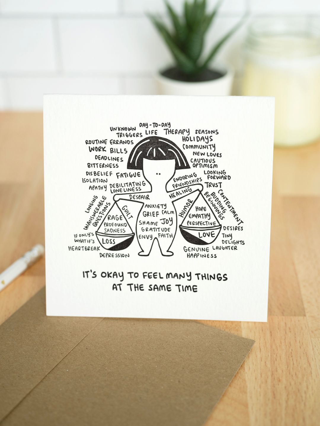 It's Okay to Feel Many Things at the Same Time | Empathy Card
