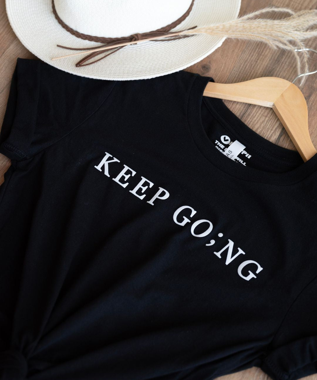 Keep Go;ng Semicolon Tee