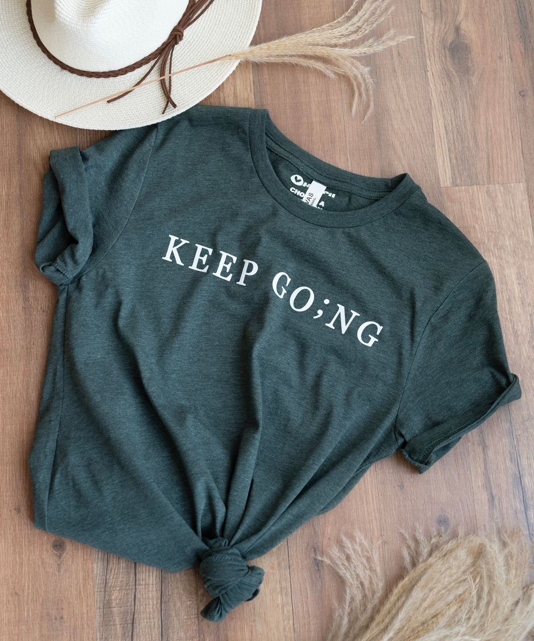 Keep Go;ng Semicolon Tee