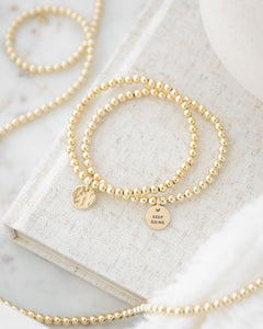 Keep Go;ng Semicolon Mini Luna Bracelet